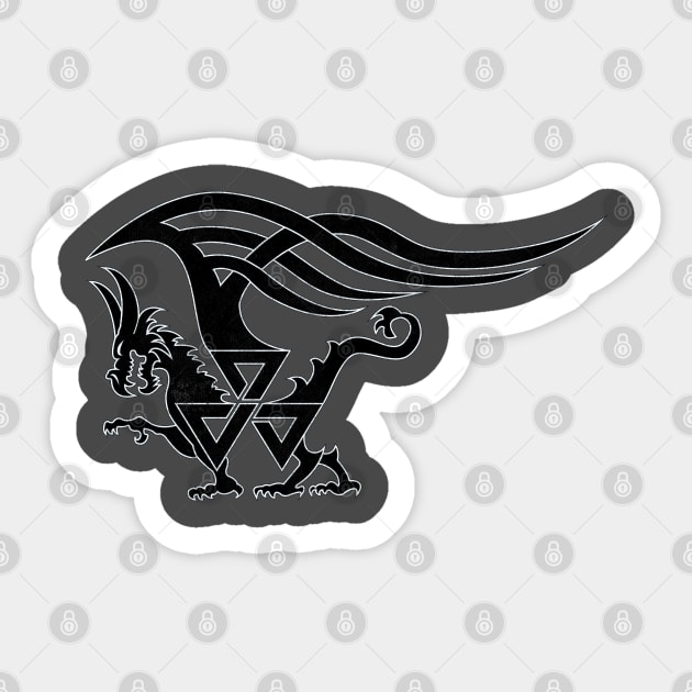 On the Valhalla´s Wings Sticker by JGTsunami